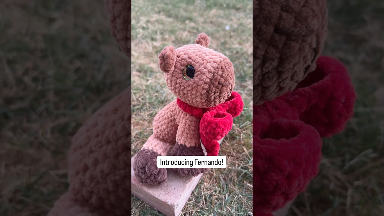 Say Hello To my Little Friend! 👋🏻 #crochet