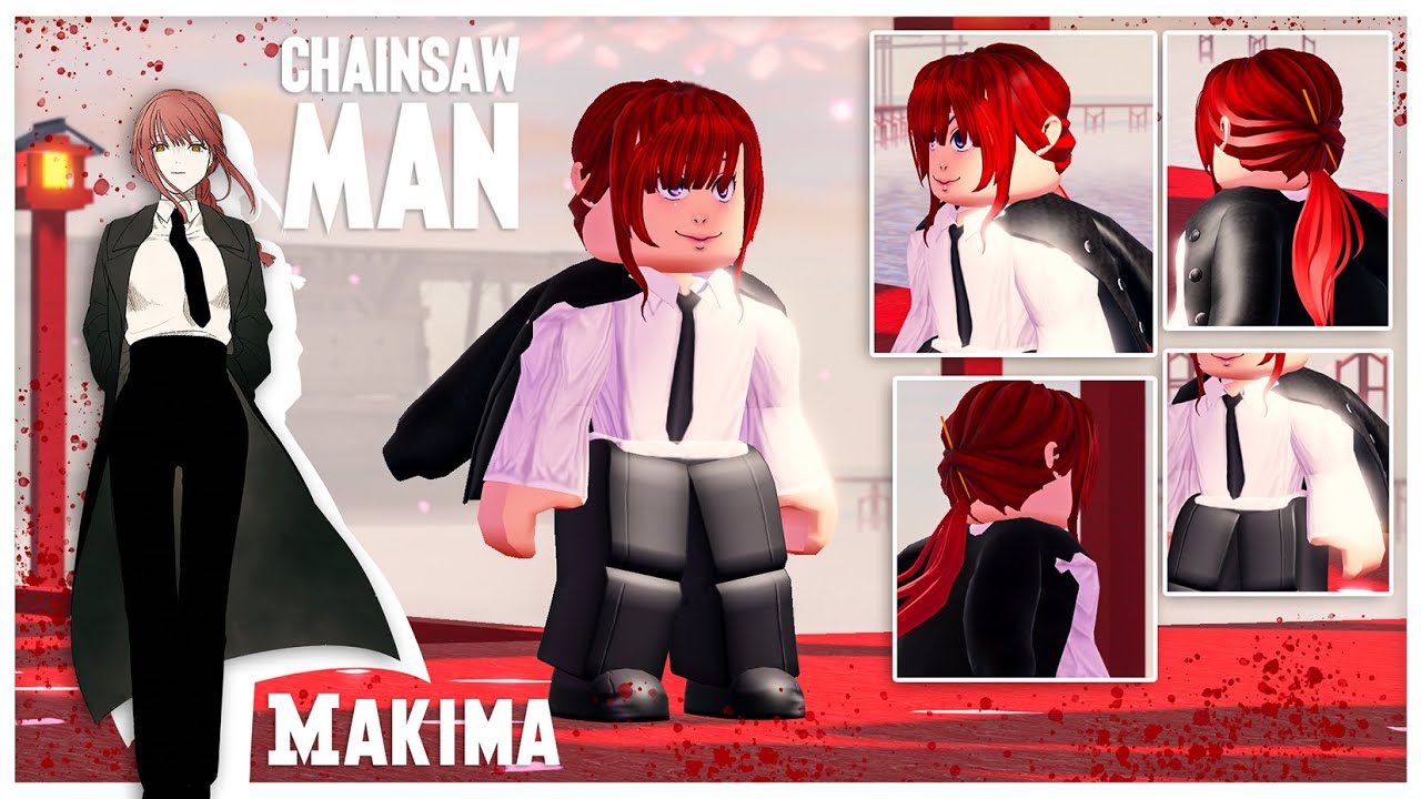 Roblox Makima Cosplay: Chainsaw Man Outfit 