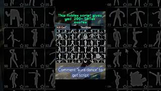 Unlock 200 Tiktok Emotes In Roblox  roblox robloxscripts robloxemotes shorts