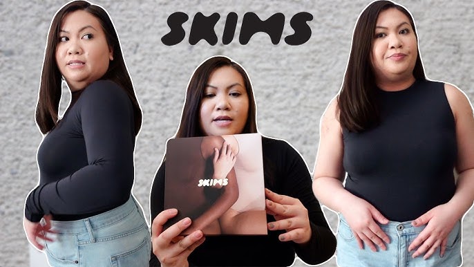 Trying on these viral #compressionbodysuit. #yittyreview #skimsdupe #c