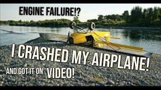 I CRASHED MY AIRPLANE.