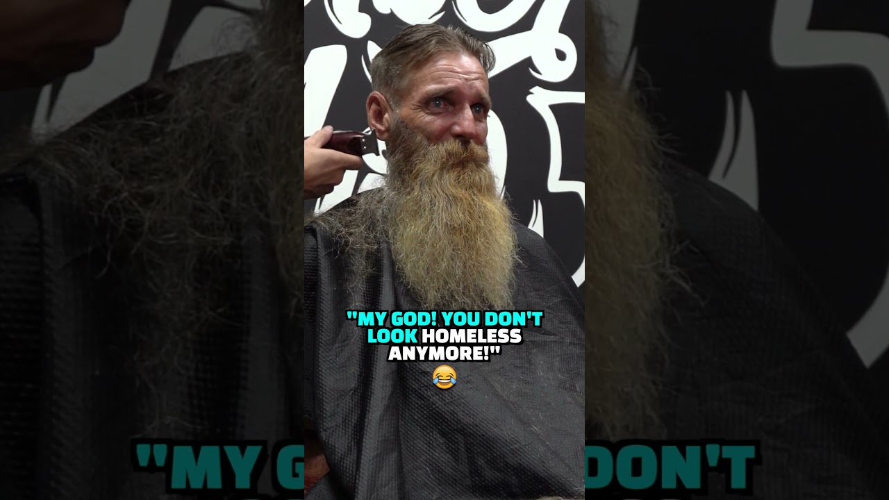 AMAZING TRANSFORMATION - HOMELESS HAIRCUT