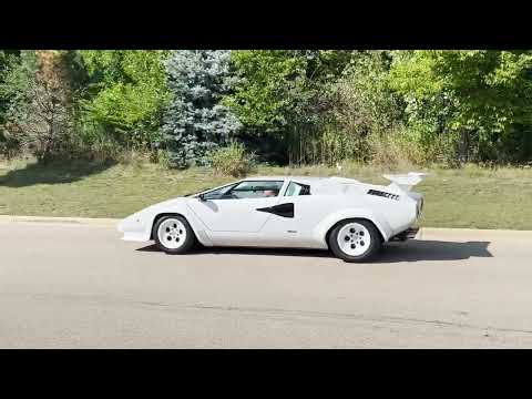 1987 Lamborghini Countach 5000 QV | Cold Start + Drive