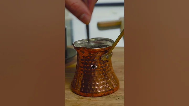 My favorite Turkish coffee recipe #coffee #shorts