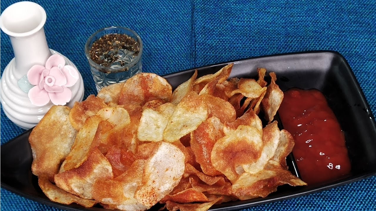आलू चिपस फटाफट potato chips How to make potato chips instant recipe