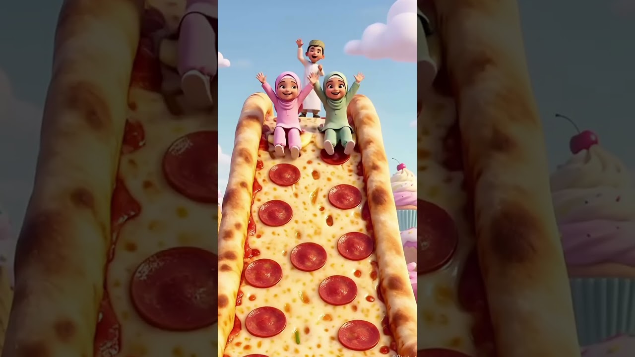 Alif Allah, Ba Baitullah, Ta Tauba | Fun Arabic Letters for Kids in Pizza Burger World