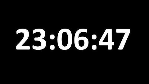 MatsClock 240070 - Free Digital Clock for PowerPoint Presentation Slides