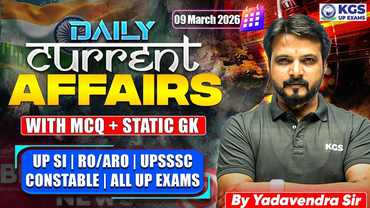 09 March 2026 | Current Affairs Today | Current Affairs+Static GK with ...