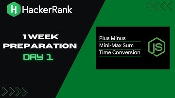Interview Preparation | DAY 1 | HackerRank