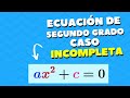 ECUACION DE SEGUNDO GRADO CASO 3 FORMA x^2+ c - Curso para Examen de Admisión TECNM Evaluatec