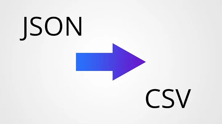 Convert JSON to CSV using Node.js and JavaScript