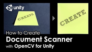 [Unity Tutorial] How to create Document Scanner with OpenCV For Unity