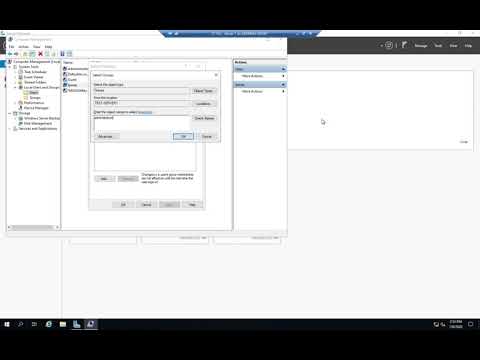 Creating Local Users and Groups
