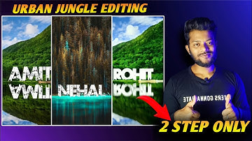 "2-Step mai Viral Urban Jungle Font video Editing: Unleash the Power of VN Editor| insta new trend!"