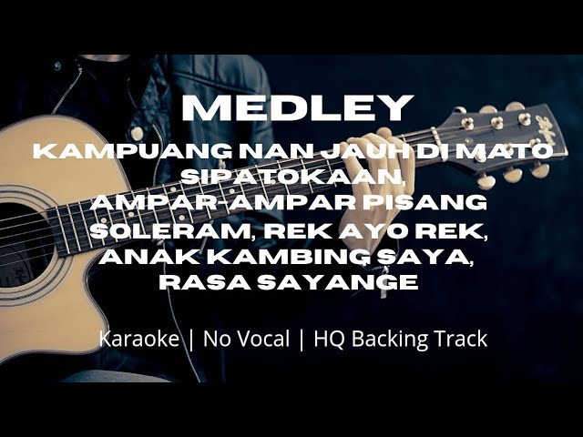 Medley Lagu Daerah Indonesia [Karaoke] - Kids Version ~ @myfeakaraoke ~ [HQ Backing Track] class=