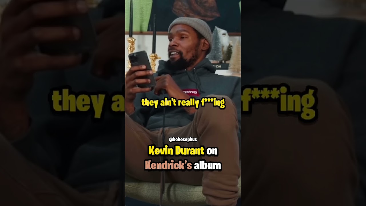 SUBSCRIBE!! Kevin Durant speaks on Kendrick Lamar's Music!! #kendricklamar #shorts #kevindurant auf YouTube ansehen SUBSCRIBE!! Kevin Durant speaks on Kendrick Lamar's Music!! #kendricklamar #shorts #kevindurant auf YouTube ansehen