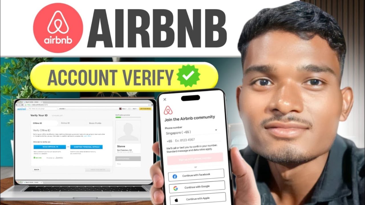 How To Create Airbnb Account | Airbnb Account Id Verification Process | Airbnb Account Kaise Banaye 