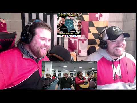 WHOLESOME!!! Americans React To "Irish Flight Delayed So Trad Session Started"
