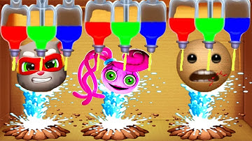 Drip Bags Vs Hot Spring Vs The Buddy Tom Hero,Poppy | Kick The Buddy
