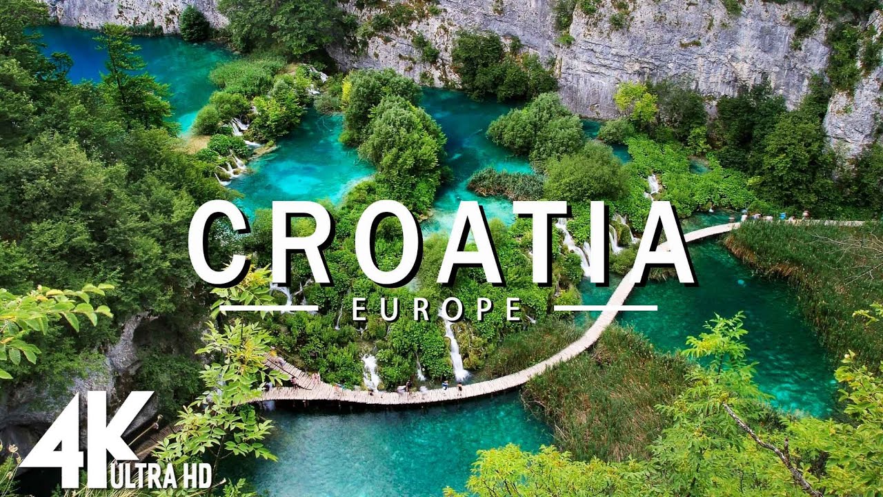 FLYING OVER CROATIA (4K UHD) - Relaxing Music Along With Beautiful Nature Videos - 4K Video Ultra