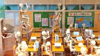 人気　ポーズスケルトン ヒト リーメント　Re-ment  Skeleton collection
