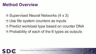 SDC 2018 - Machine Learning to Detect Complex Workloads in Real-time and its Applications