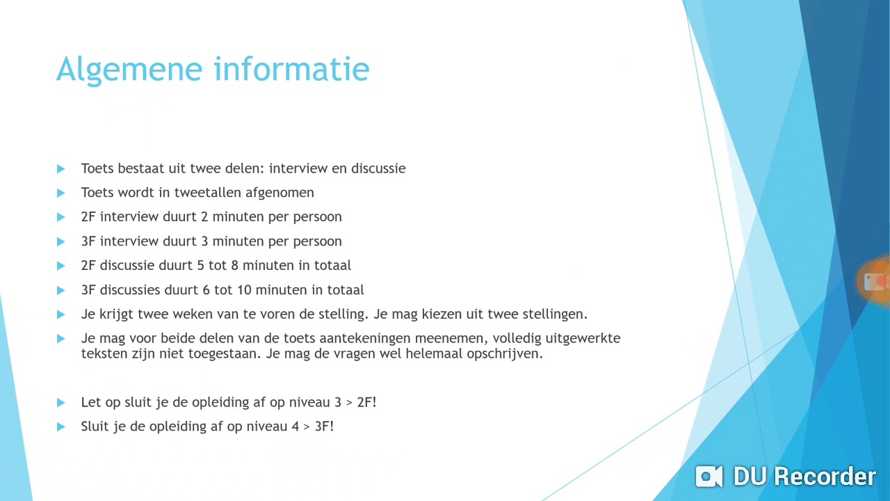 Examen Gesprekken Voeren 2F En 3F - Youtube