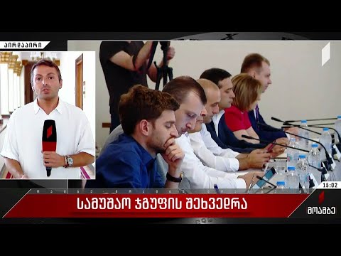 სამუშაო ჯგუფის შეხვედრა