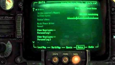 Fallout 3 Walkthrough - Pip Boy and Terminal #141 - Orders