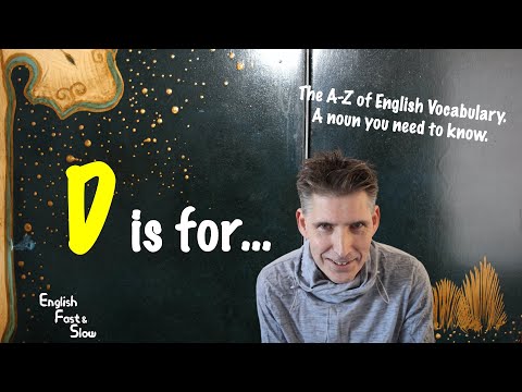 English Nouns  - Vocabulary letter D