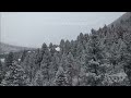 10-29-2023 Cascade, CO - First Big Snowfall In Colorado, Drone