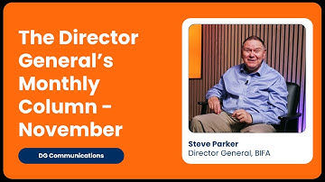 The Director General’s Monthly Column: November 2025