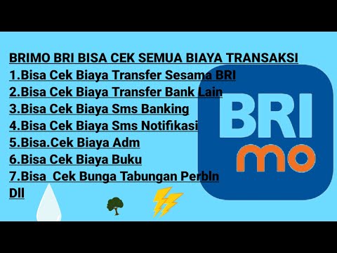 BRIMO BRI BIsa CeK smua Biaya TRANSFER