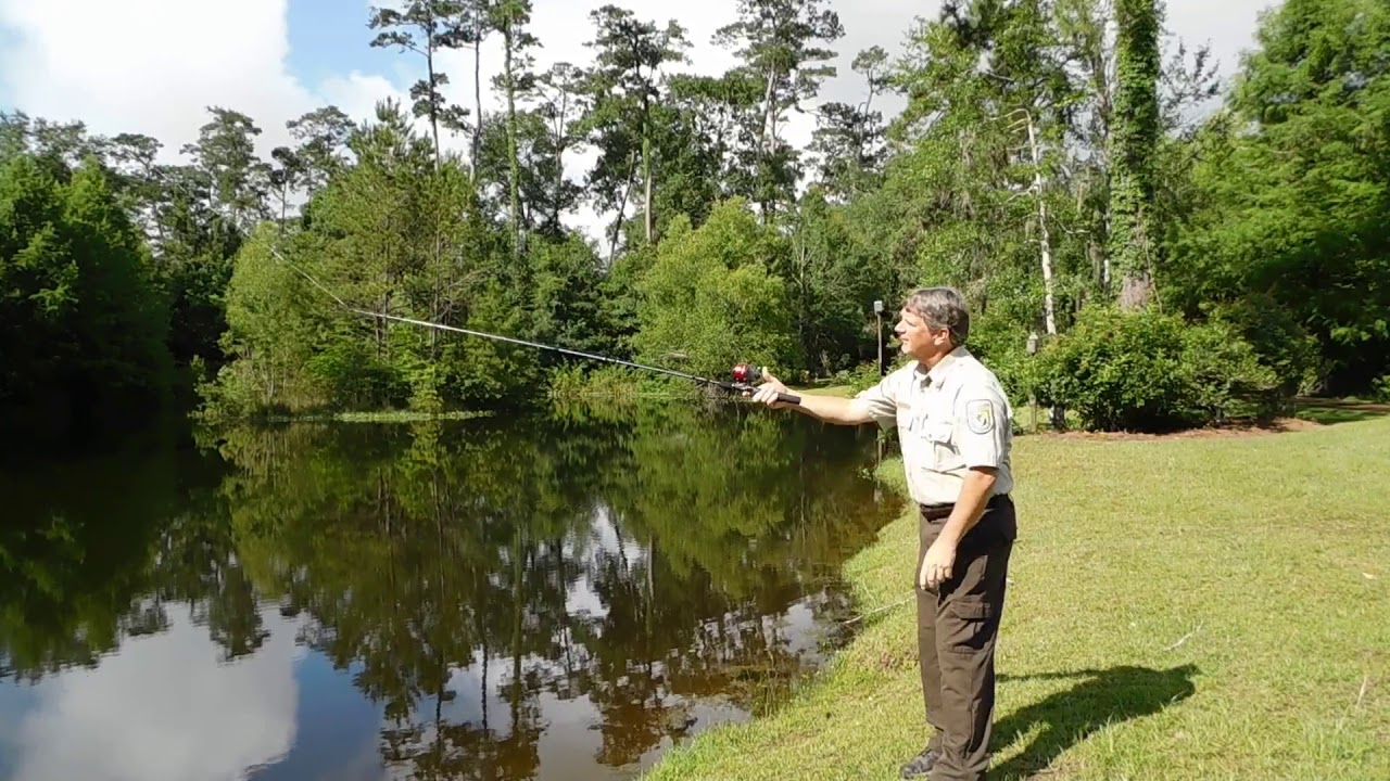 How to Cast With a Zebco 404 Push Button Fishing Reel