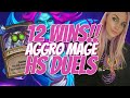 12 WIN DUEL- Aggro Mage - Hearthstone Duels