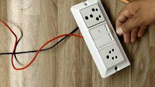 2 Switch 2 Socket Connection,2 Socket 2 Switch Connection, Electric #electricalwork