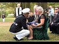 Arlington Full Honors Burial for Tarawa Marine 2nd Lt. George Stanley Bussa 10/10/2017