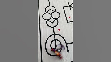 ASMR gear sound of Line Follower Robot #robot #robotics #linefollower #engineering #arduino