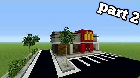 Minecraft: How to build a McDonalds (part 2)