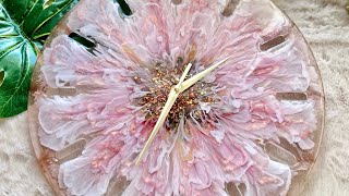 Gorgeous 3D Flower Resin Clock Tutorial