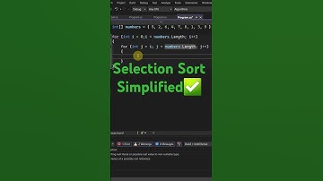 🚀 C# Sorting Algorithm: Selection Sort Made Simple