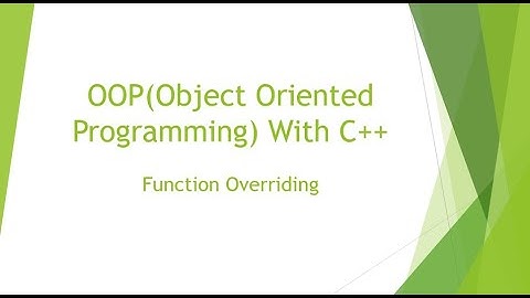"🔥 Master Function Overriding in C++: Boost Your OOP Skills Today! 🚀"| OOP with C++