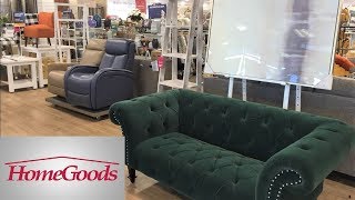 HOME GOODS FURNITURE SOFAS ARMCHAIRS CHAIRS HOME DECOR - SHOP WITH ME SHOPPING STORE WALK THROUGH 4K
