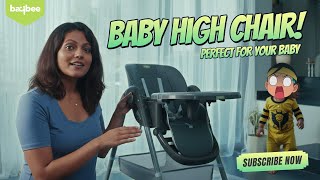 Messy Meal Time Made Easy! Baybee Baby High Chair in Action 🍝👶