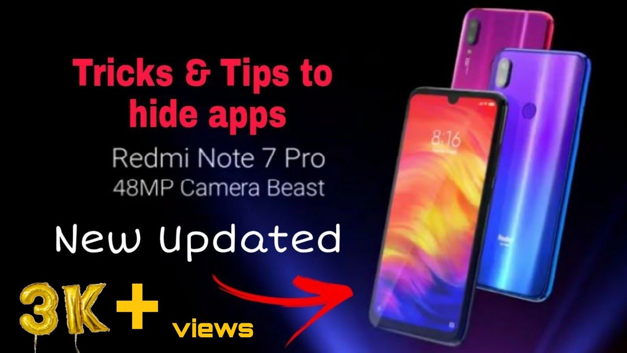 Redmi note 7 pro hide app new update 2022. - YouTube