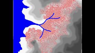 Experiments in Urban Growth simulation using Cellular Automata 07