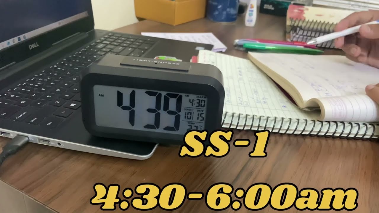 “4:15 AM Study + 5KM Run Routine | Discipline Over Everything ”