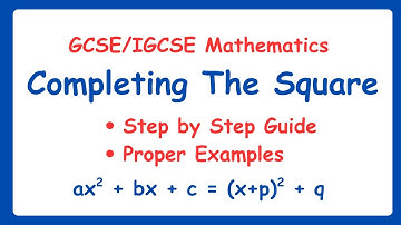 Completing the Square Made Easy | Step-by-Step Guide to Solve Quadratic Equations | IGCSE/GCSE Maths