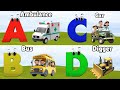 ABC Song Phonics, Transportation Song, ABC Song, Alphabet Educational Song A to Z for kids