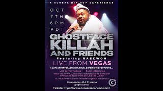 GHOSTFACE KILLAH LIVE IN VEGAS: Ghostfacekillahtickets.com